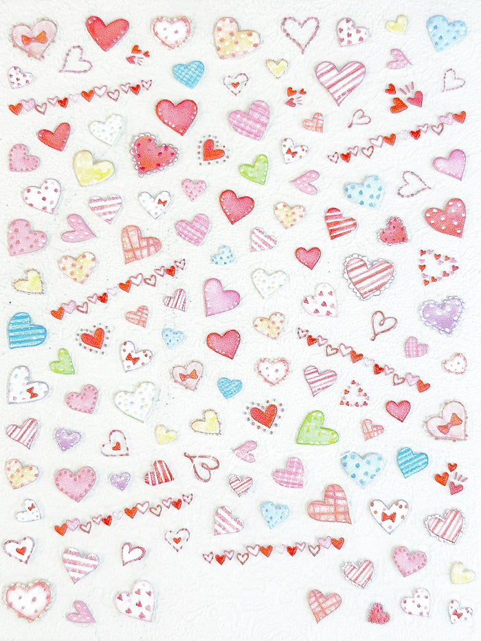 AJISAI Nail Sticker - Heart 2024 Collection