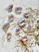 AJISAI Premium Crystal Pointed-back Rosaline Shimmer Set