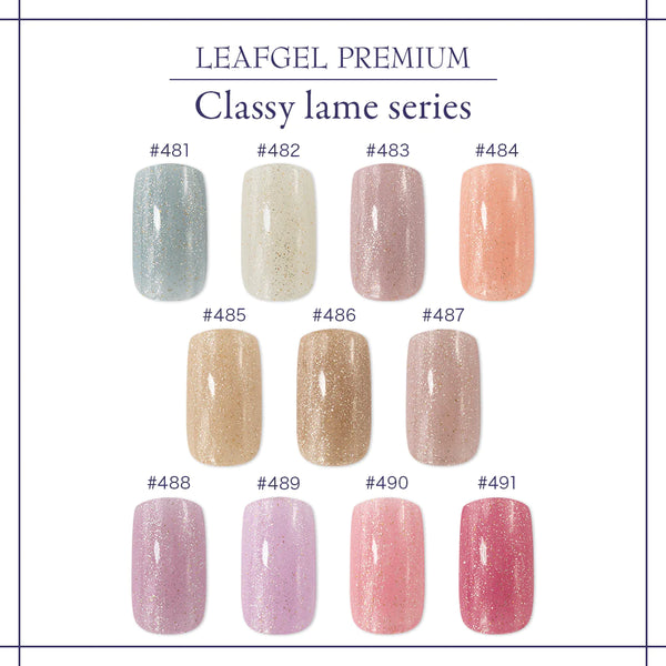 Leafgel Colour 488 Misty Mauve [Classy Lame Series]