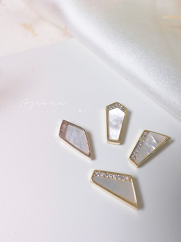 AJISAI Nail Accessories High Quality Japanese Style Crystal [NO extra discount] Shell Parts