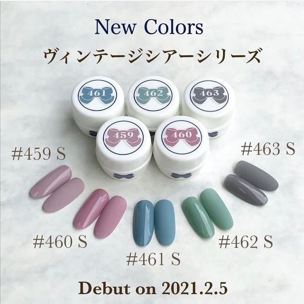 Leafgel Colour 462 S Grey Mint [Japanese Vintage Sheer Series]