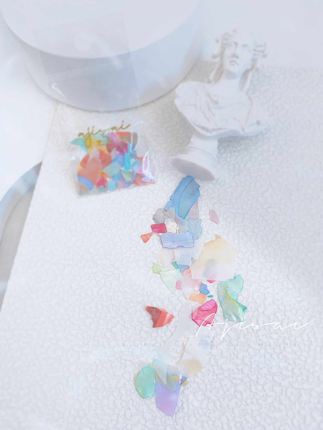 AJISAI Nail Art - Rainbow Shell [NO extra discount]