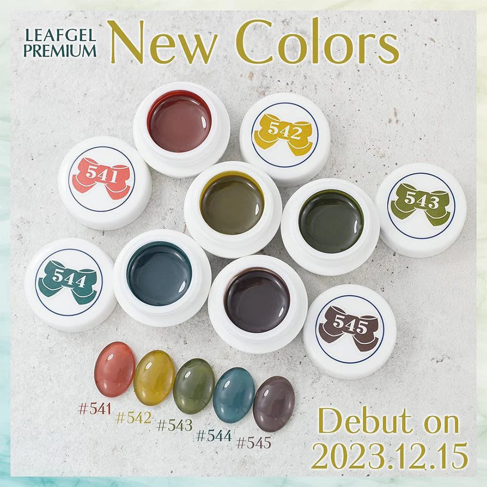 Leafgel Colour 2023 Winter Collection 541-545 S