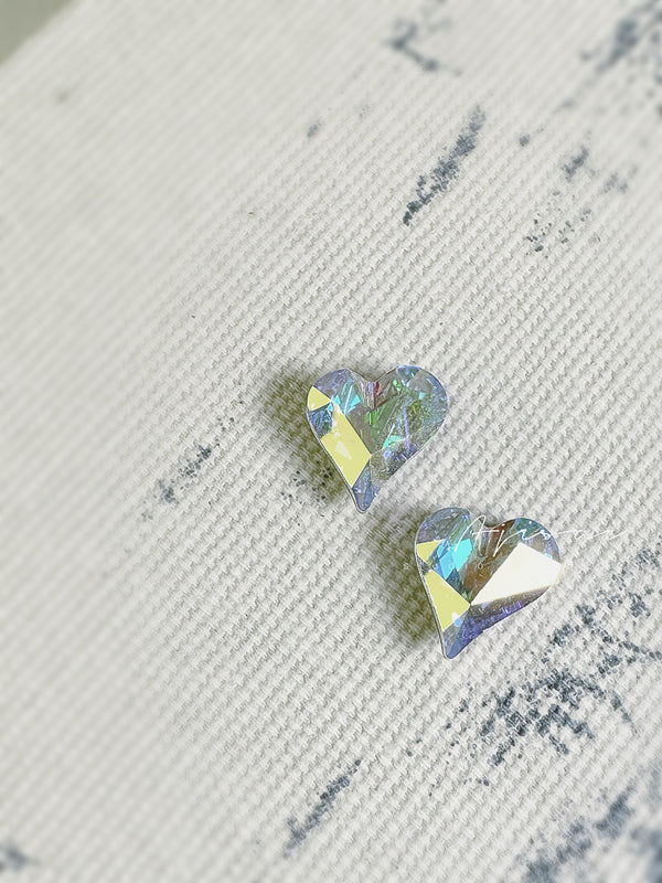 AJISAI Luxury 6D Crystal - Sweet Heart Shimmer 12*13mm