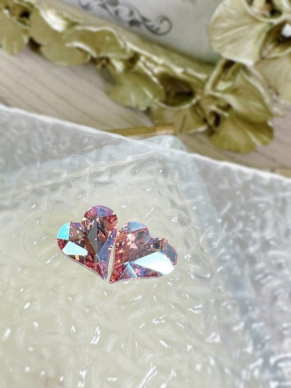 AJISAI Luxury 6D Crystal - Sweet Heart Shimmer 12*13mm