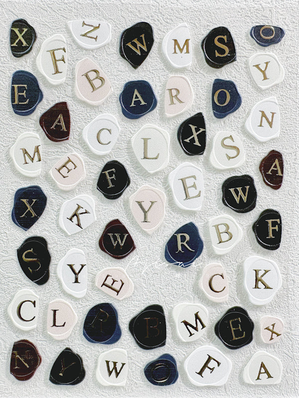 AJISAI Nail Sticker - Alphabet