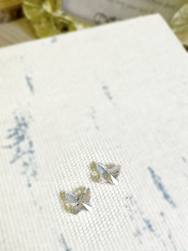 AJISAI Luxury Crystal Flatback Butterfly - 8mm