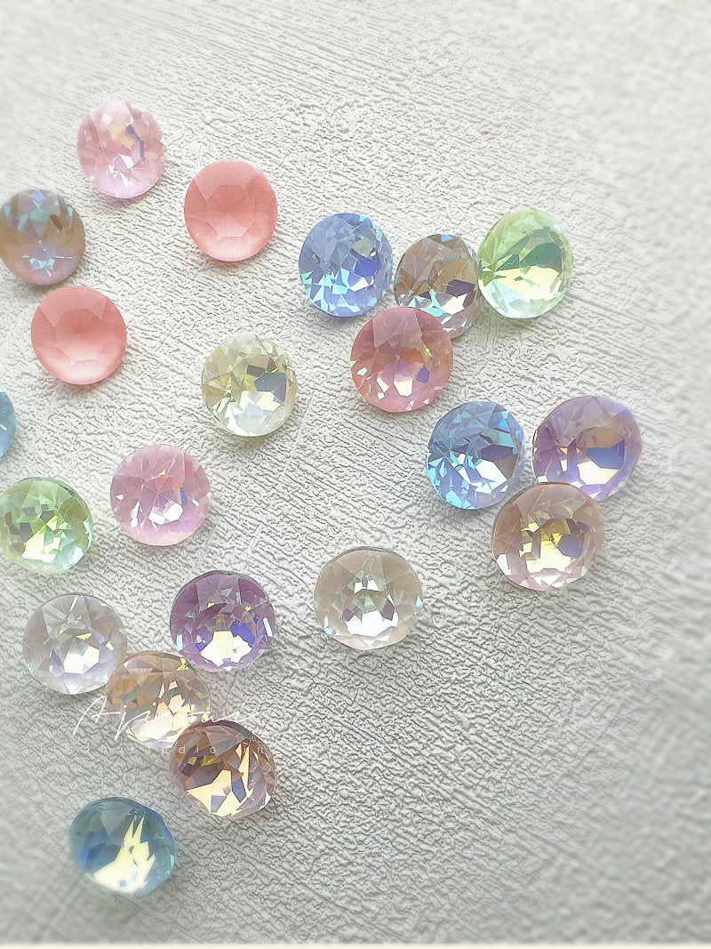 AJISAI Premium Crystal Pointed-back Rounded Macaron Set