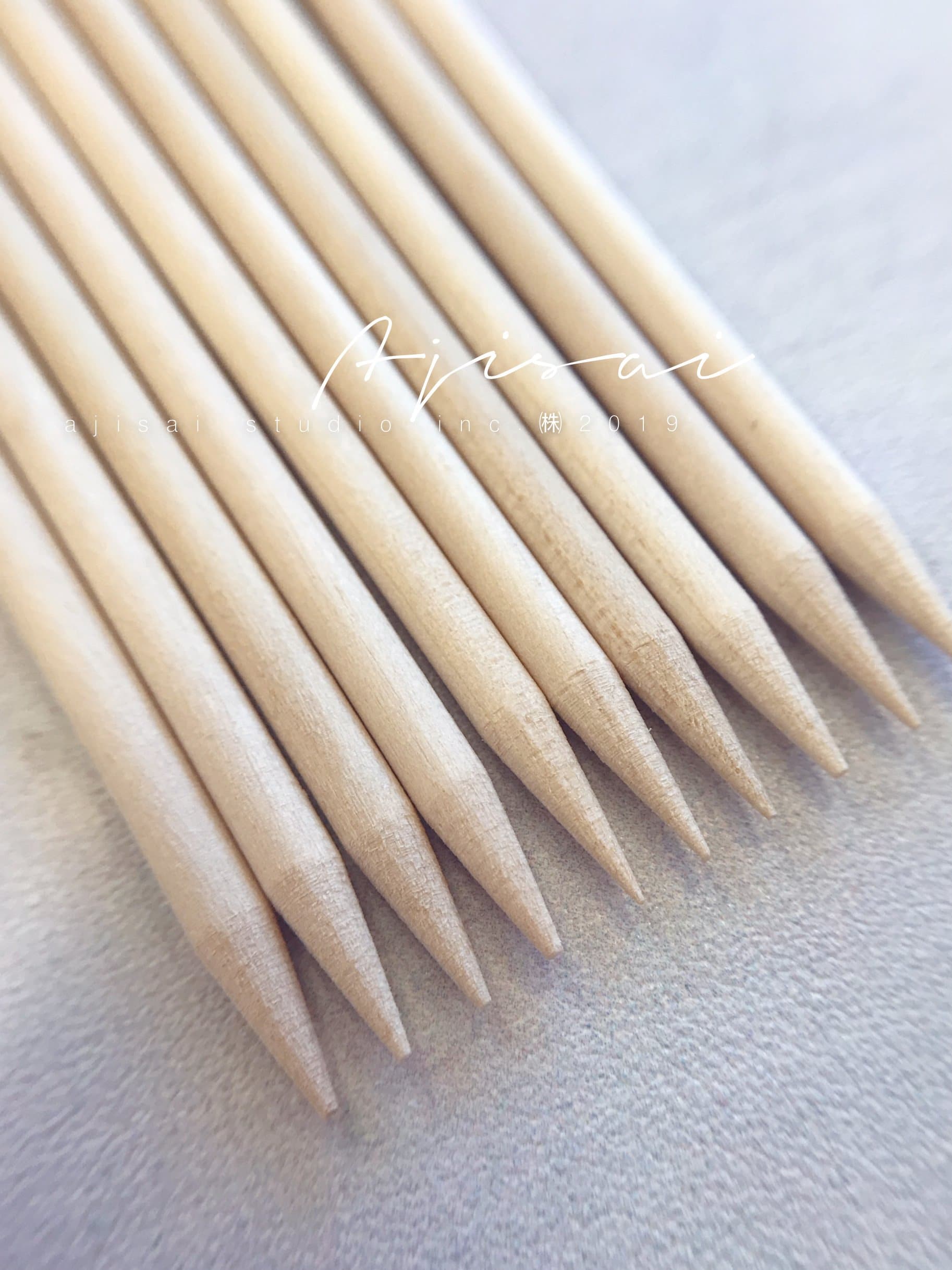 AJISAI Nail Tools Orange Wood Sticks - 10pc [NO extra discount]