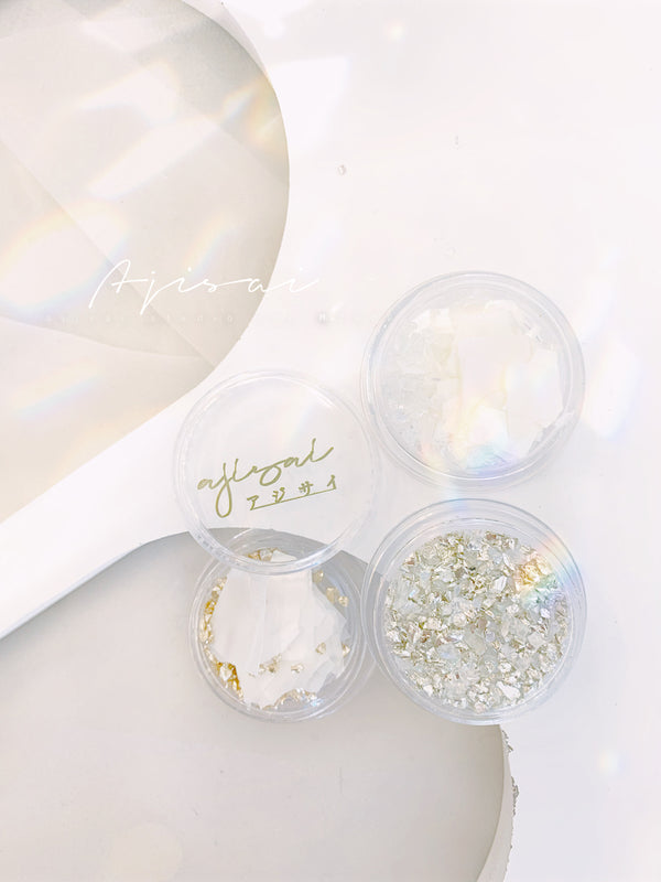 AJISAI Nail Art Set - Crystal Shell Collection [NO extra discount]