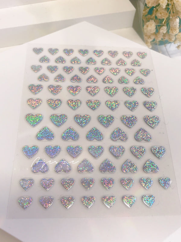 AJISAI Nail Sticker - Mixed Heart
