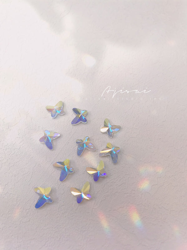 AJISAI Premium Crystal Flatback Butterfly - 8mm