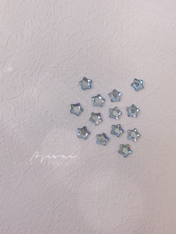 AJISAI Luxury Crystal Flatback Star - 4mm