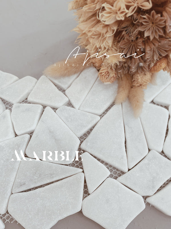 AJISAI Nail Rock Decor Background - Marble [NO extra discount]