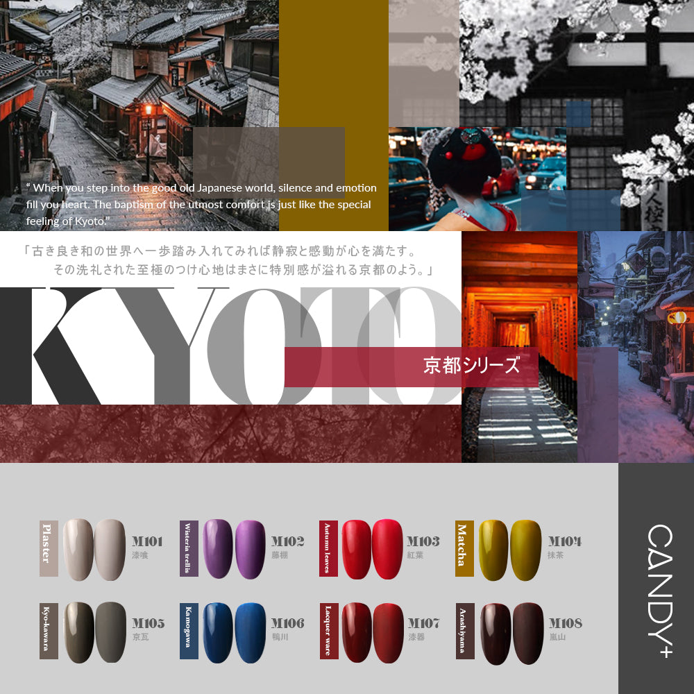 CANDY+ Kyoto Series - 8 Colour Gel
