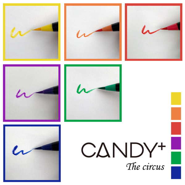 CANDY+ The Circus Series Watercolour Pens