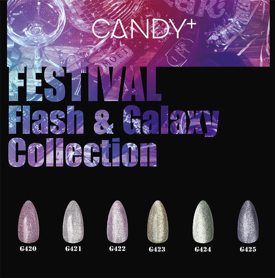 CANDY+ Festival Flash Series - 6 Magnetic Colour Gel