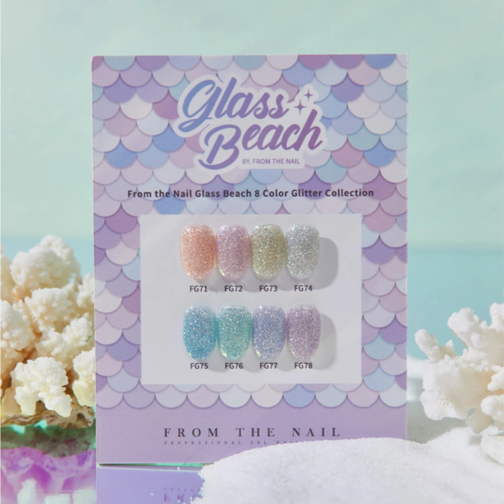 Fgel Glass Beach Collection - 8 Colour Set
