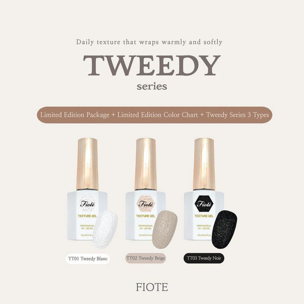 Fiote Tweedy Series Collection - 3 Texture Gel Set